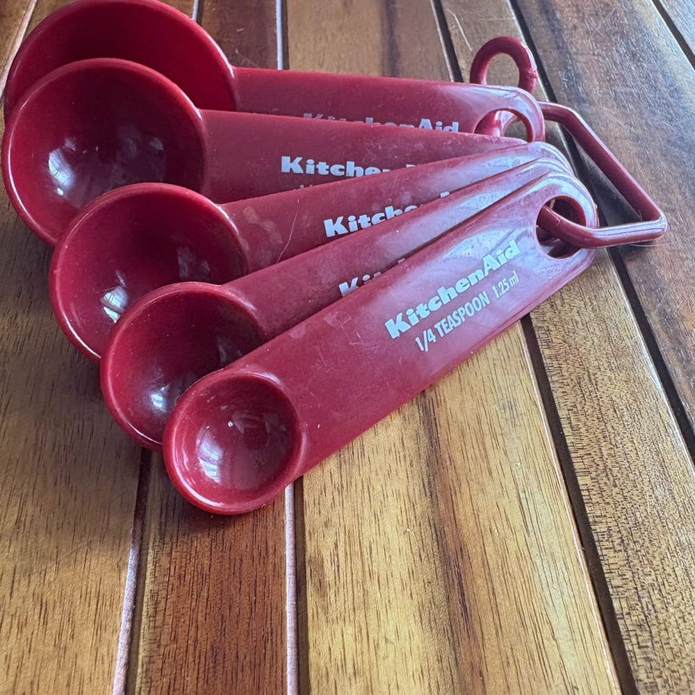KitchenAid Red Measuring Spoon Set